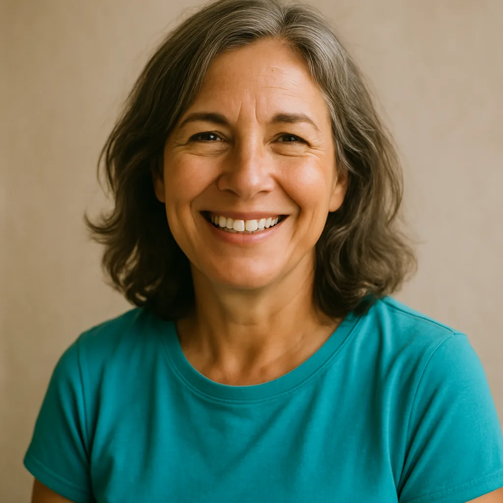 Smiling woman in her 50s — member of The Merseyside Dating Site