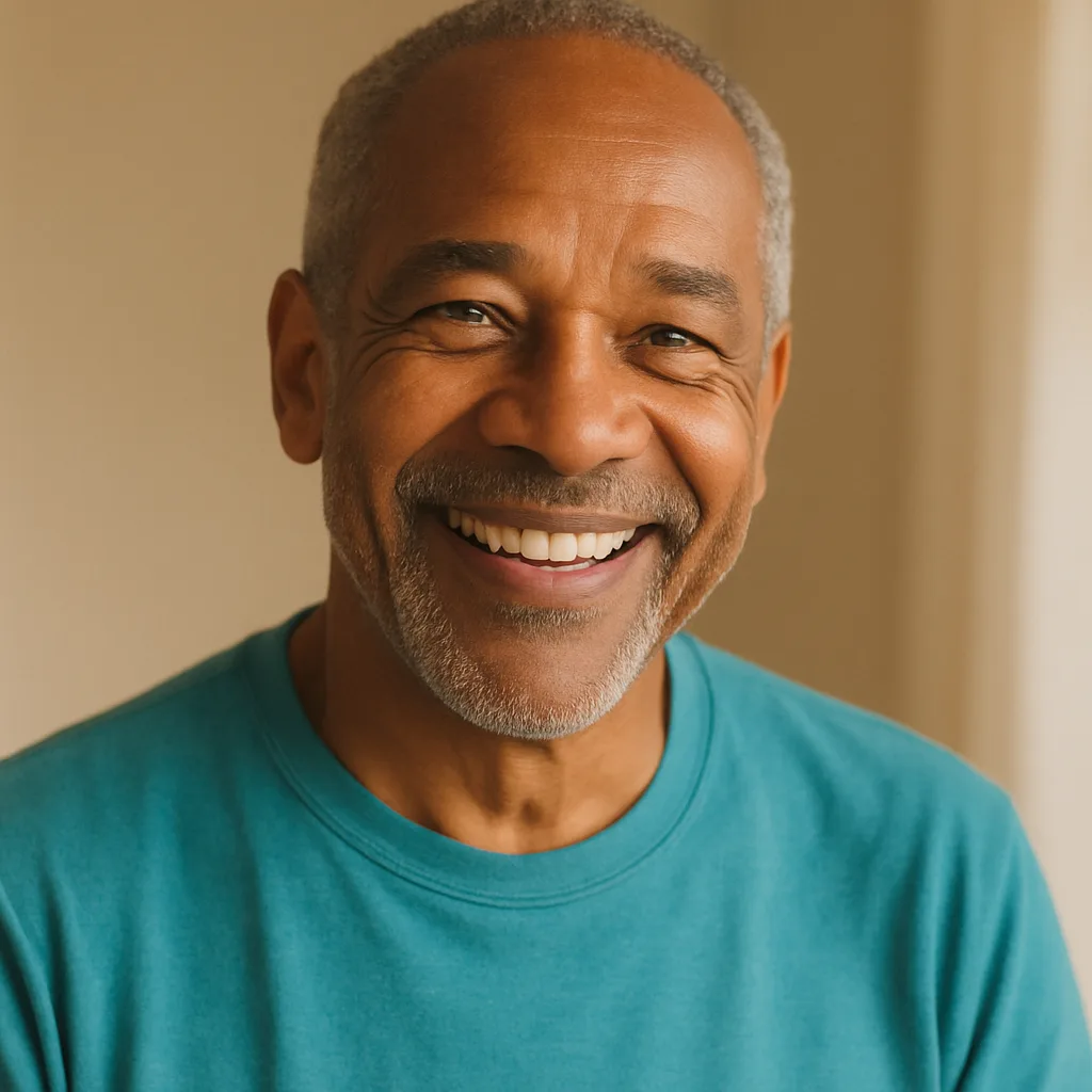 Smiling man in his 60s — member of The Merseyside Dating Site